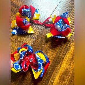 Tshirt sleeve ties with matching bow